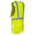 Men's Yellow High-Visibility Reflective Safety Vest